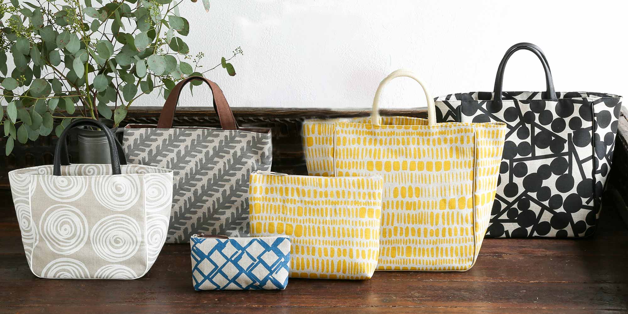 リネンのバッグイメージ