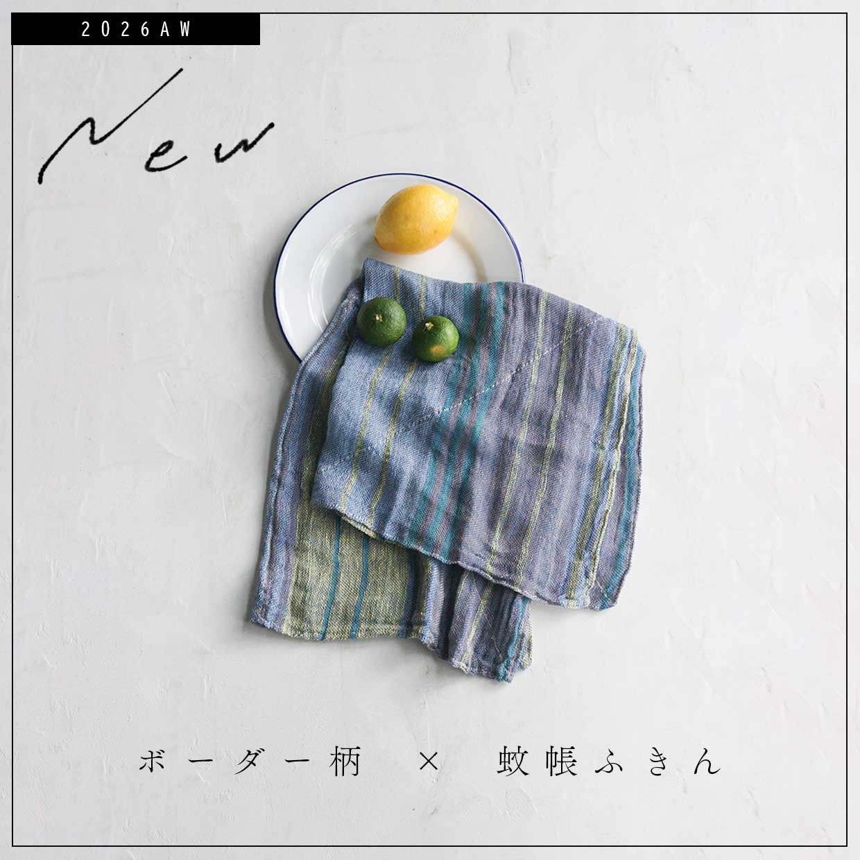 マルチボーダーふきん