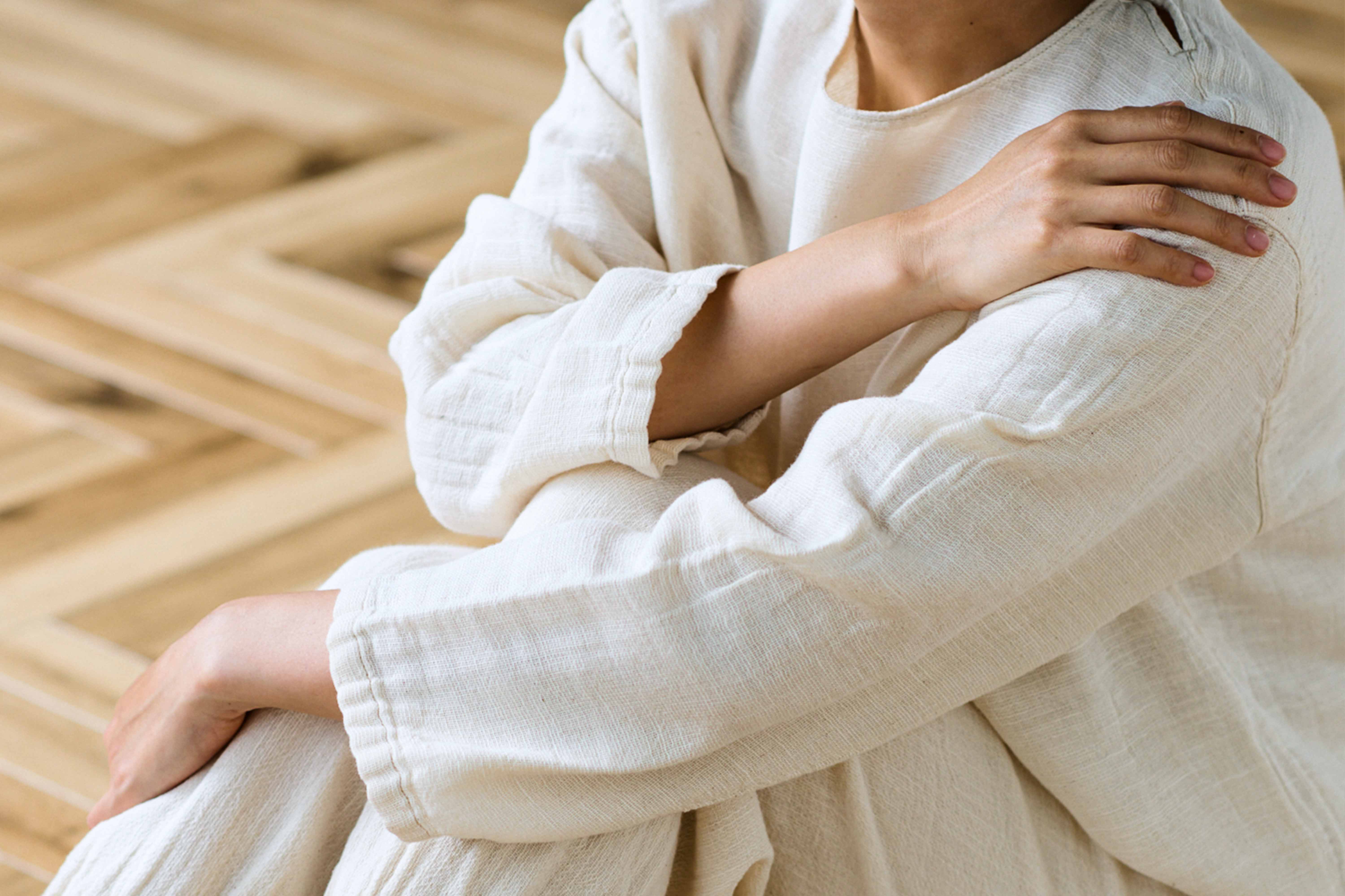 蚊帳の日常着をパジャマにする