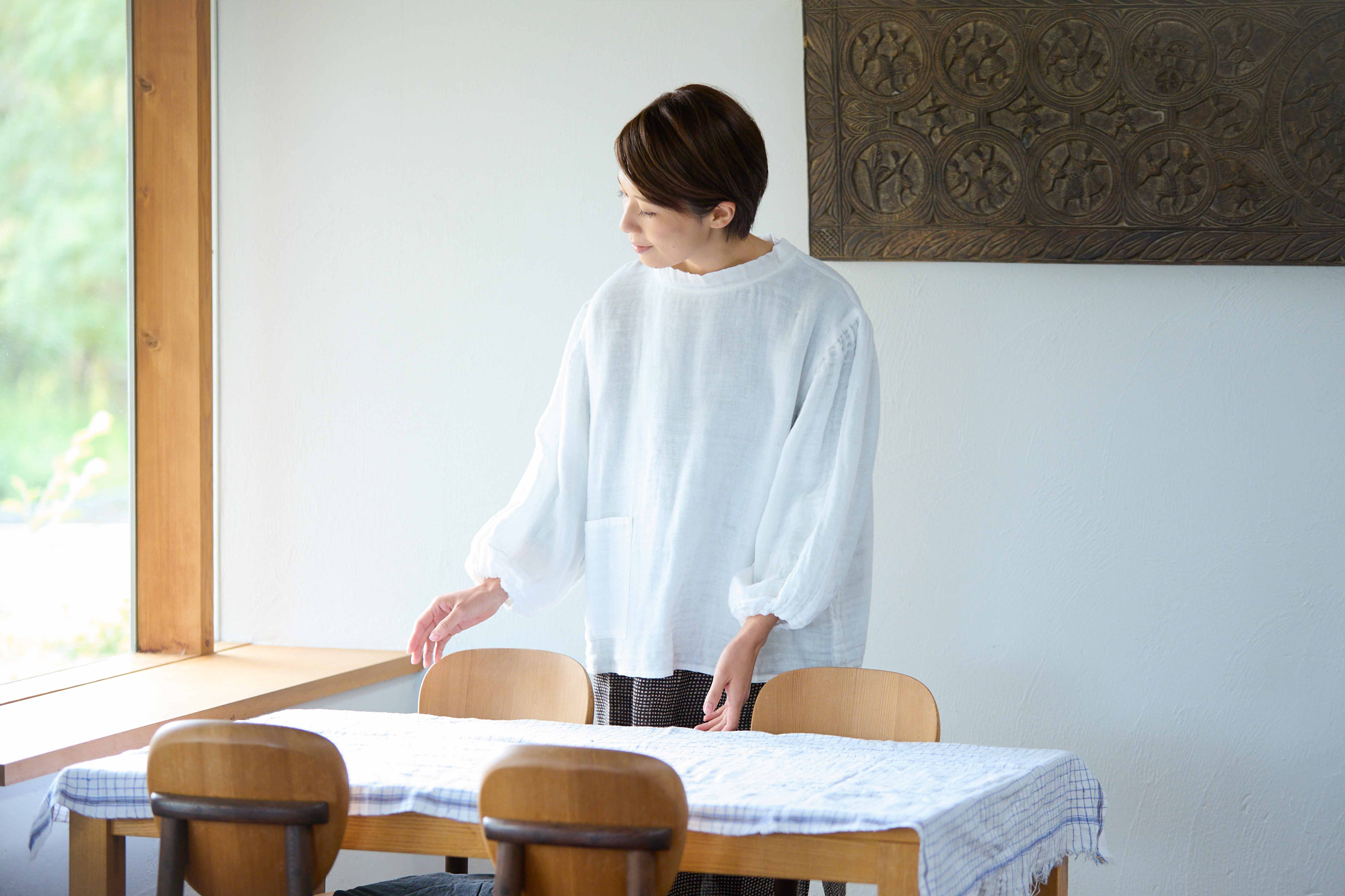 蚊帳と暮らすイメージ写真