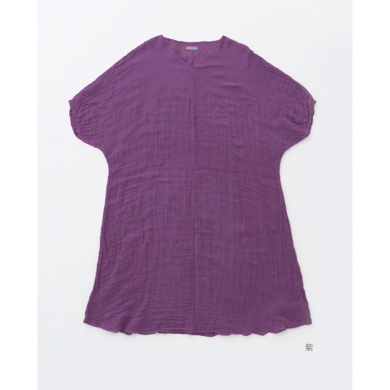 かやプルオーバー紫