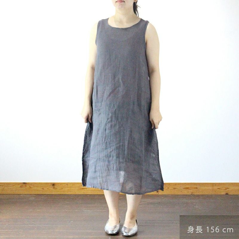 かやノースリーブワンピース / 蚊帳の日常着｜BAN INOUE 公式