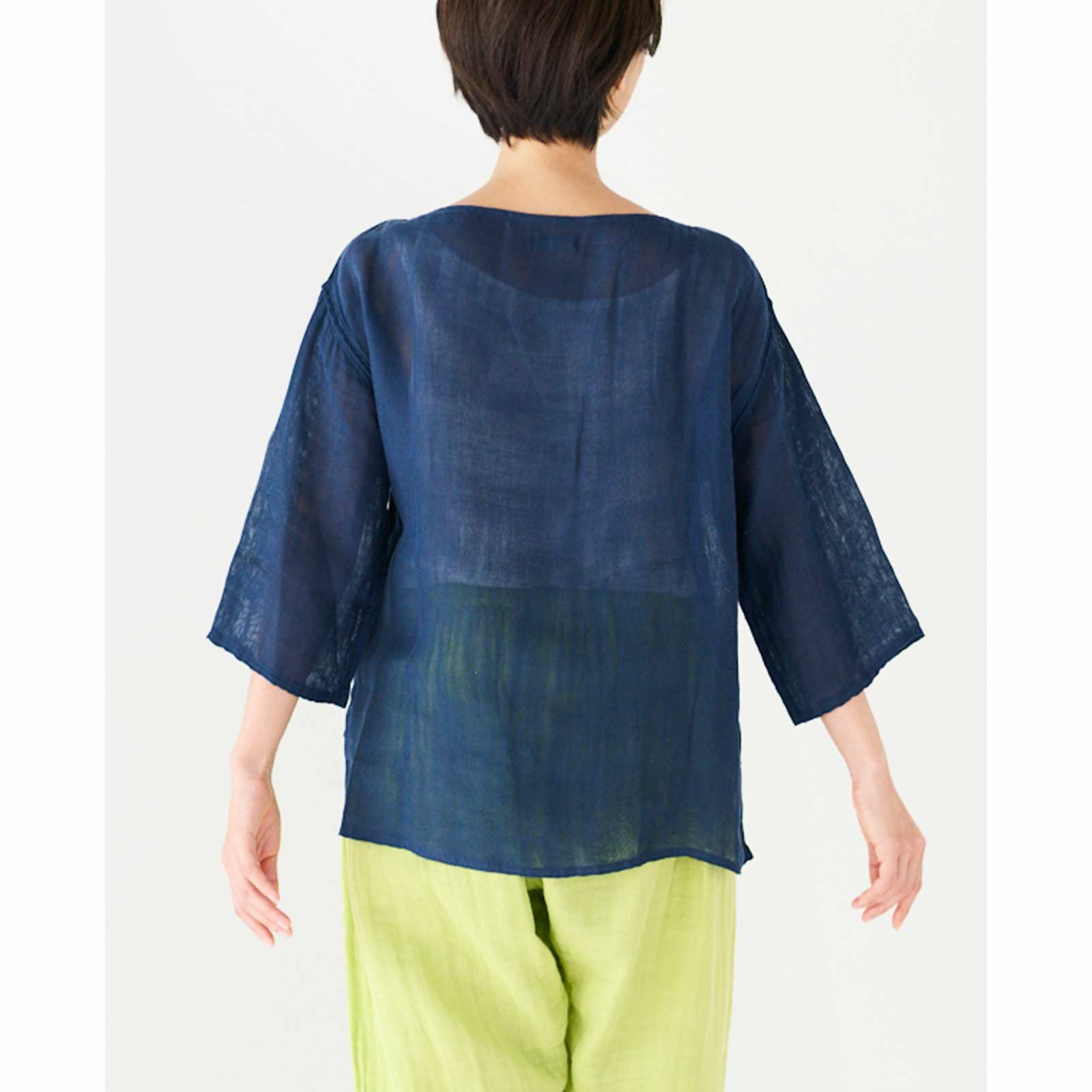BAN INOUE ボートネックTシャツ 鉄紺 BAN INOUE ボートネックTシャツ 鉄紺の通販 by amam shop｜ラクマ