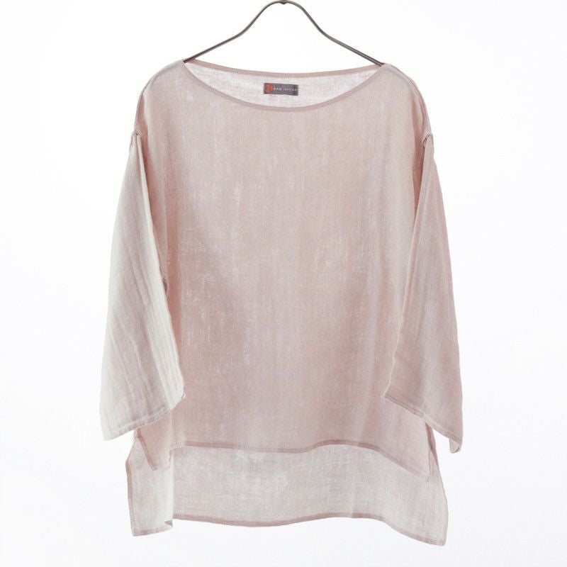 【SALE】かやボートネックトップス(桜)