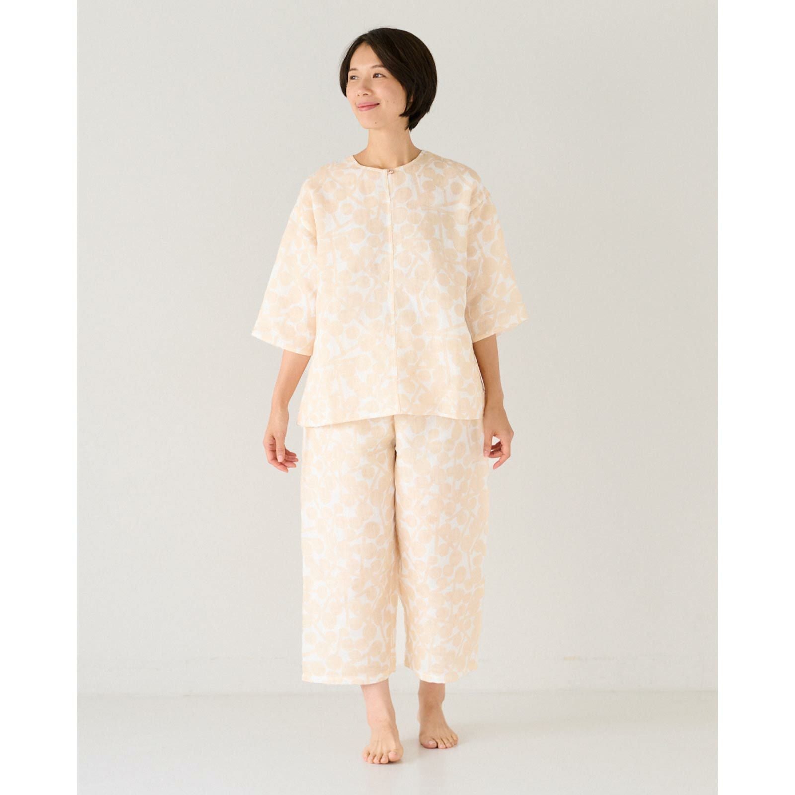 お買い得‼️綿100% 日本製奈良　かやパジャマ つるばみ BAN INOUE美品 かやパジャマセット / 蚊帳の日常着｜BAN INOUE 公式