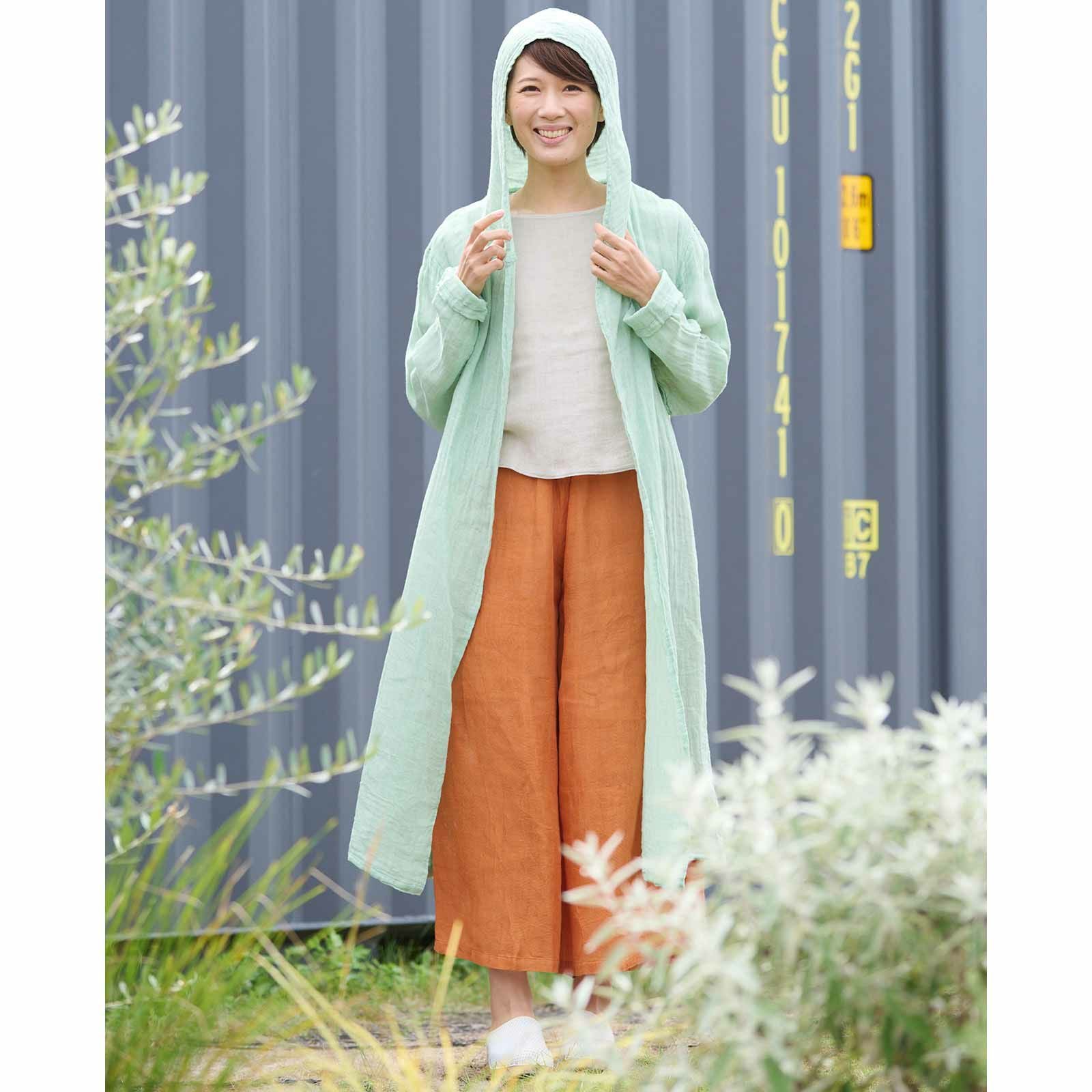 かやロングフーディー / 蚊帳の日常着|BAN INOUE 公式 かやロングフーディー / 蚊帳の日常着|BAN INOUE 公式