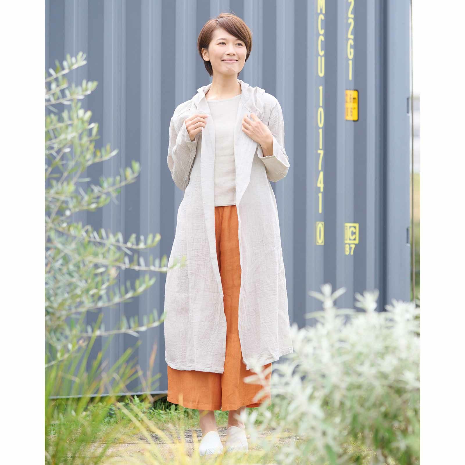 かやロングフーディー / 蚊帳の日常着｜BAN INOUE 公式