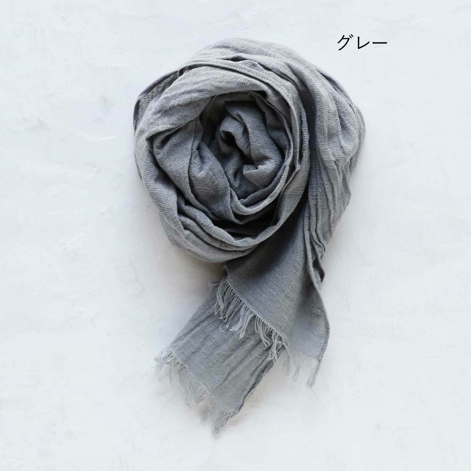 数量限定】スラブの蚊帳ショール｜BAN INOUE 公式