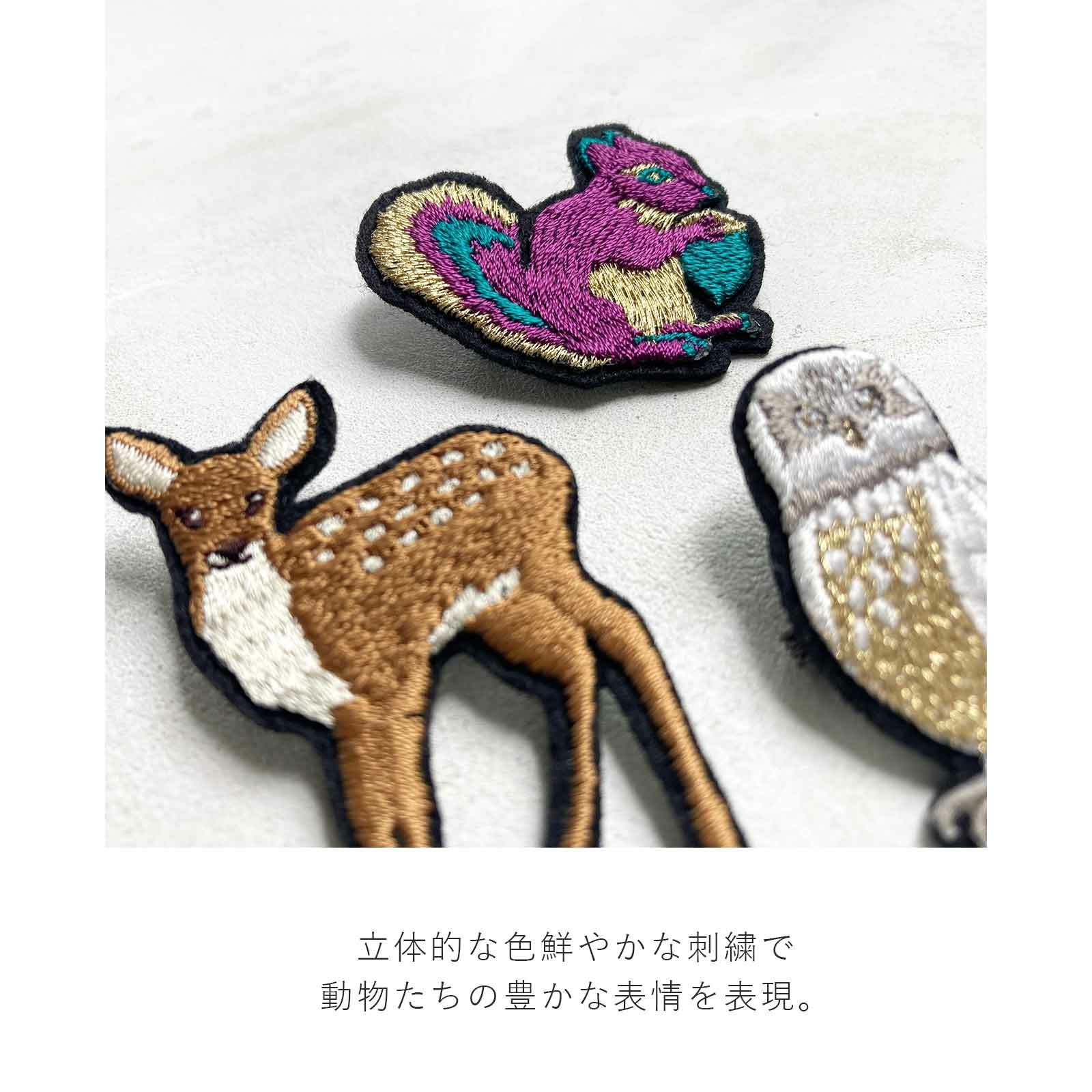 限定】刺繍ブローチ｜BAN INOUE