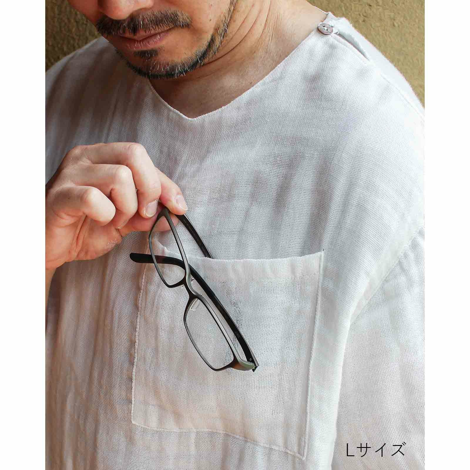 かやベーシックTシャツ(L) / 蚊帳の日常着｜BAN INOUE 公式