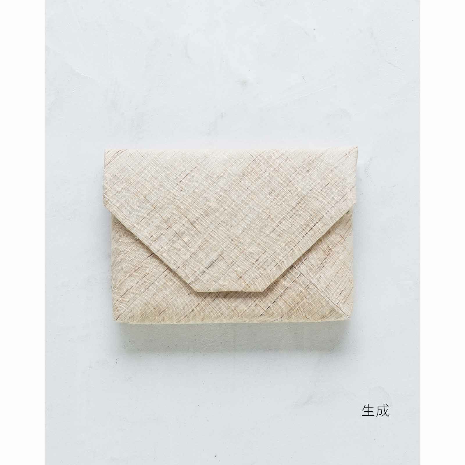 手織り麻数寄屋袋｜BAN INOUE