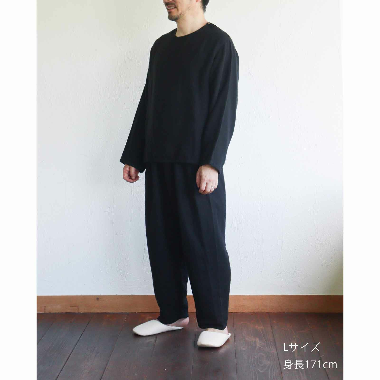 スラブストレートパンツ（L）｜BAN INOUE