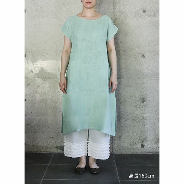 復刻かやワンピース(L)- 蚊帳の日常着｜BAN INOUE 公式