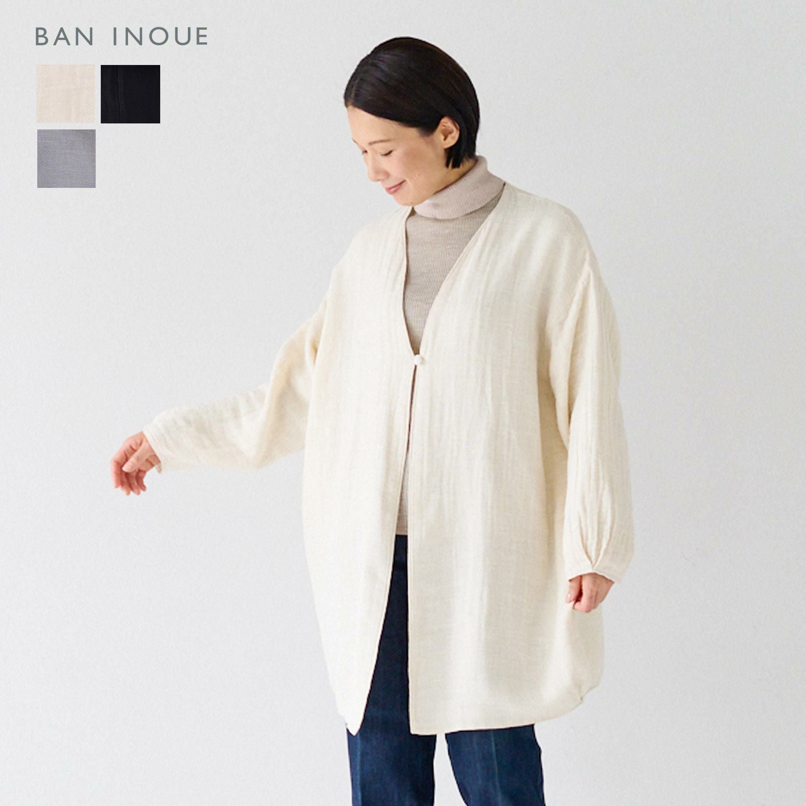 BAN INOUE  スラブベーシックトップス  M スラブベーシックトップス（M）｜BAN INOUE