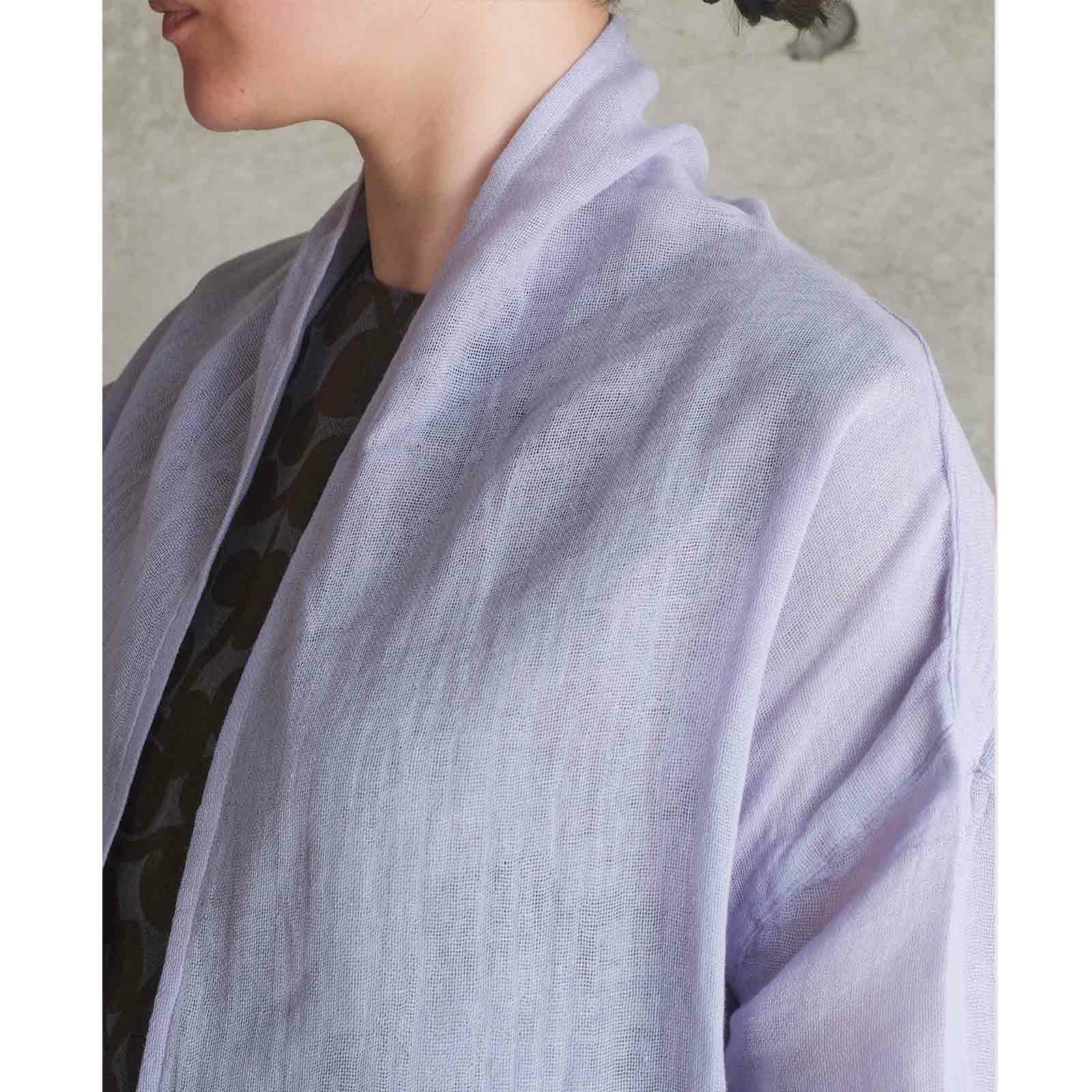 かやショールカラーハオリ / 蚊帳の日常着｜BAN INOUE 公式