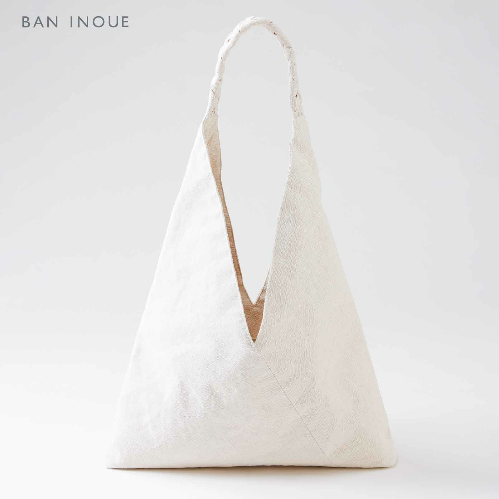 綿麻の11号帆布三角バッグ｜BAN INOUE